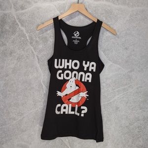 Ghostbusters Black Racerback Tank Top